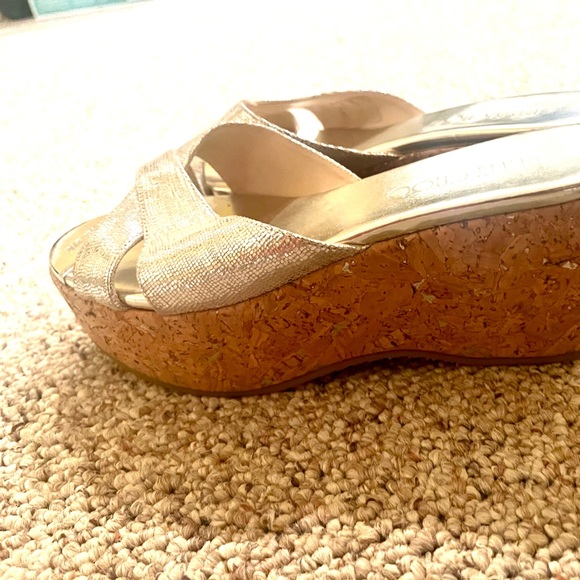 Jimmy Choo should, size 6, good condition, silver - Picture 2 of 4
